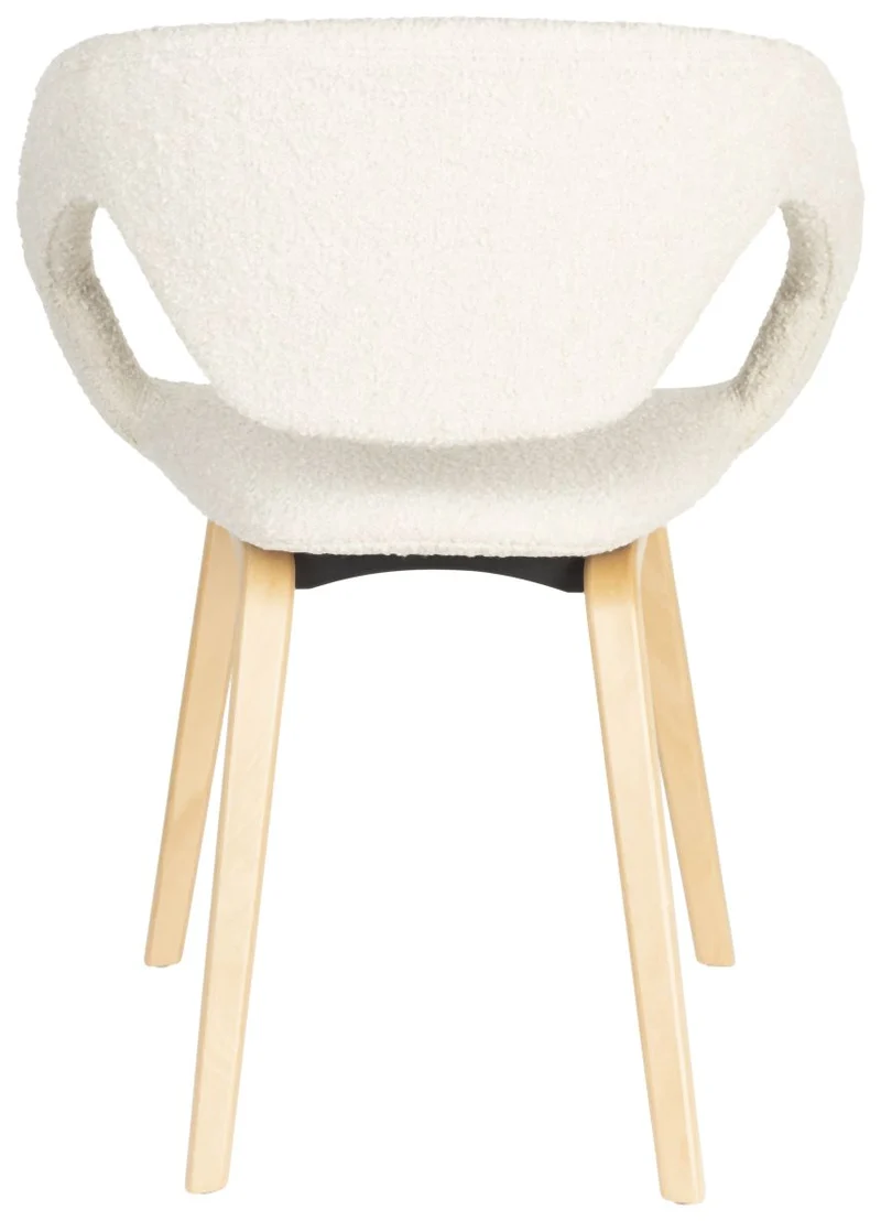 Stuhl Esszimmerstuhl FLEXBACK Bouclé Beige von Zuiver