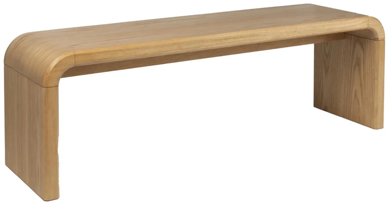 Bank Sitzbank BRAVE 140 cm mit Eichenfurnier von Zuiver