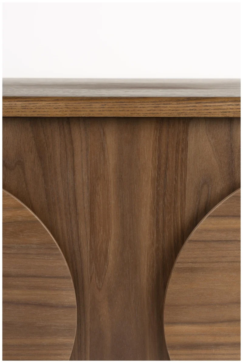 Sideboard GROOVE mit 3 Türen und Walnussfurnier von Zuiver