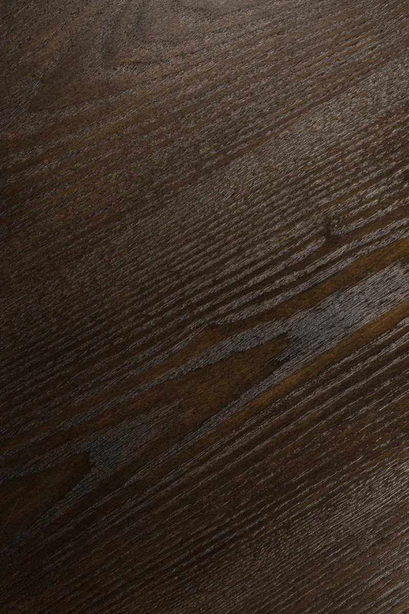 Tisch Esstisch RAKU BROWN BLACK furniert Ø 110 cm runde Tischplatte