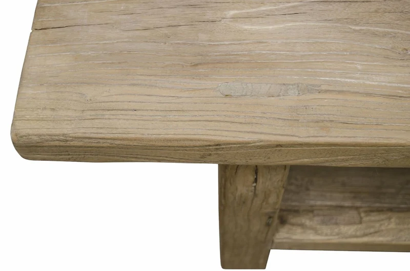 Casa Padrino Landhausstil Couchtisch Naturfarben 160 x 60 x H. 45 cm - Wohnzimmermöbel im Landhausstil