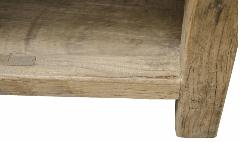Casa Padrino Landhausstil Couchtisch Naturfarben 160 x 60 x H. 45 cm - Wohnzimmermöbel im Landhausstil