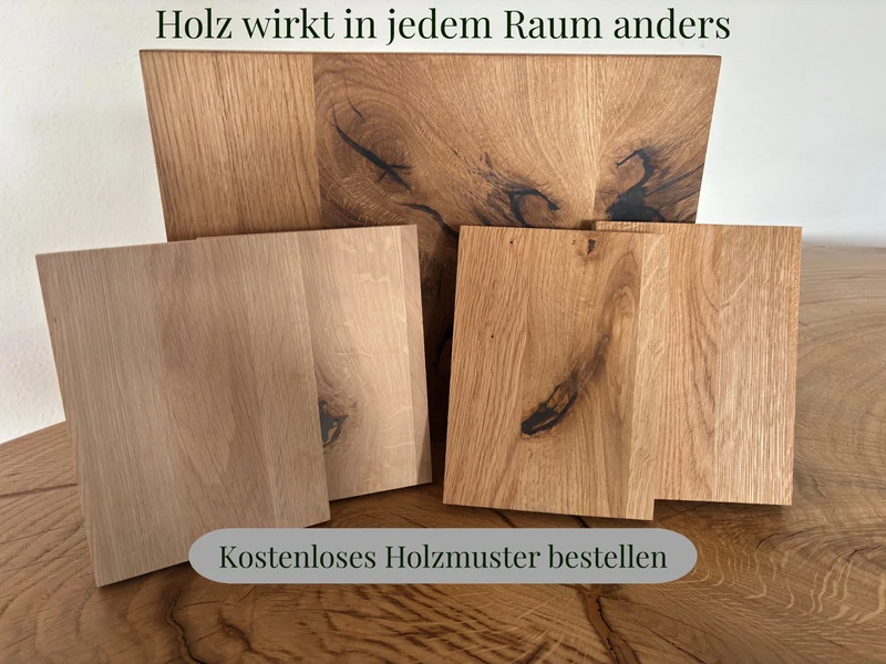 Sideboard Eiche Rustikal - Natur geölt 180cm