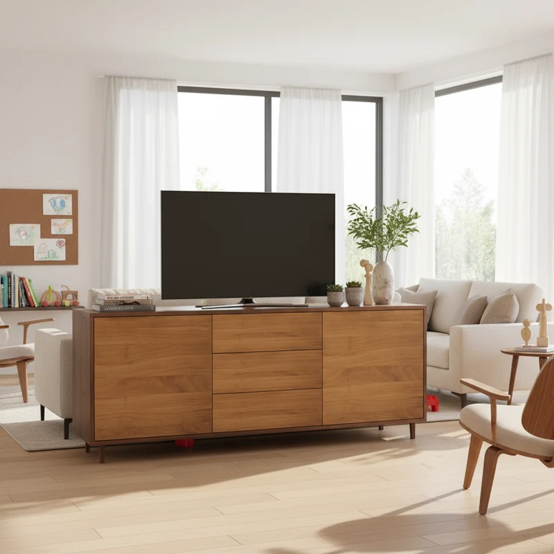 Sideboard Eiche Premium - Braun/Natur geölt 180cm