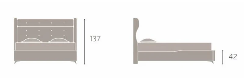 Casa Padrino Luxus Doppelbett Schwarz / Gelbgold - Modernes Massivholz Bett - Moderne Schlafzimmer & Hotel Möbel - Luxus Kollektion