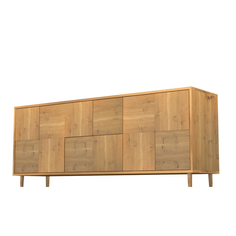 Sideboard "Mosaik" Eiche Rustikal - Natur geölt 180cm