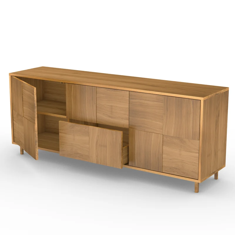 Sideboard "Mosaik" Eiche Premium - Natur geölt 180cm