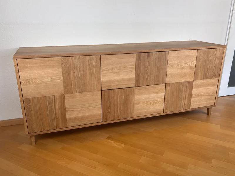 Sideboard "Mosaik" Eiche Premium - Natur geölt 180cm