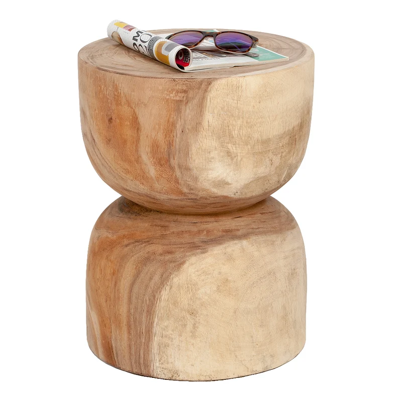 Suar Hocker FEBRY-unbehandelt ca. H45cm