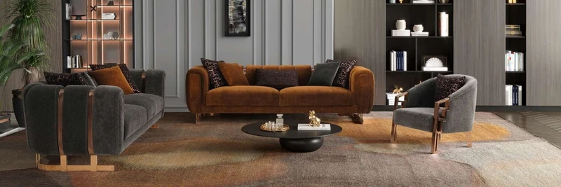 Casa Padrino Luxus Sessel Braun / Kupfer 80 x 80 x H. 90 cm - Wohnzimmer Sessel - Hotel Sessel - Wohnzimmer Möbel - Hotel Möbel - Luxus Möbel - Luxus Einrichtung