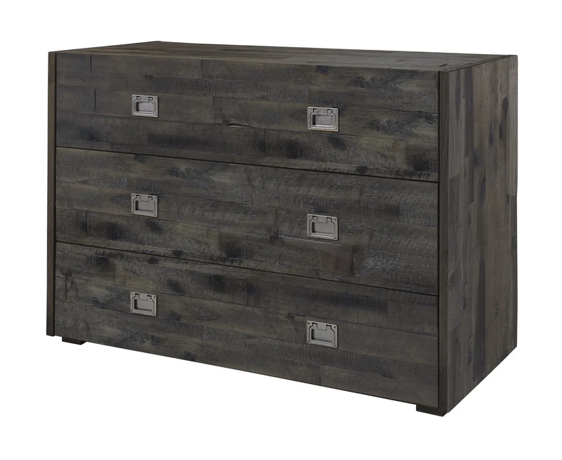 Hasena Kommode Calino aus Akazie Vintage Grey im Industrial-Loft