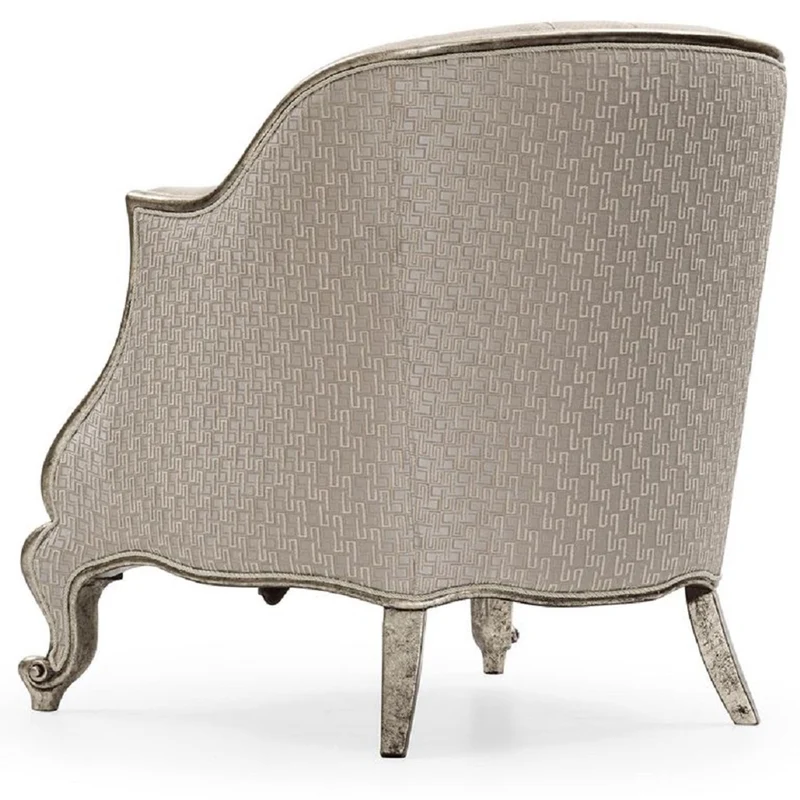 Casa Padrino Luxus Barock Wohnzimmer Set Braun / Creme / Antik Silber - 2 Sofas & 2 Sessel & 1 Couchtisch & 2 Beistelltische - Handgefertigte Wohnzimmer Möbel im Barockstil - Edel & Prunkvoll