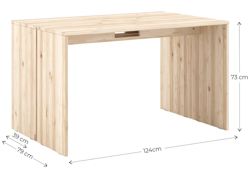 Esstisch JOIN-IN Dining Table Raw Kiefer massiv Natur von Karup