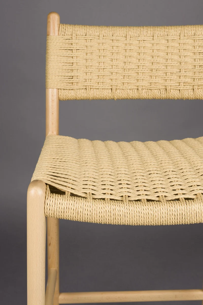 Barhocker Cecile Natural | Vintage-Design für Küche & Bar