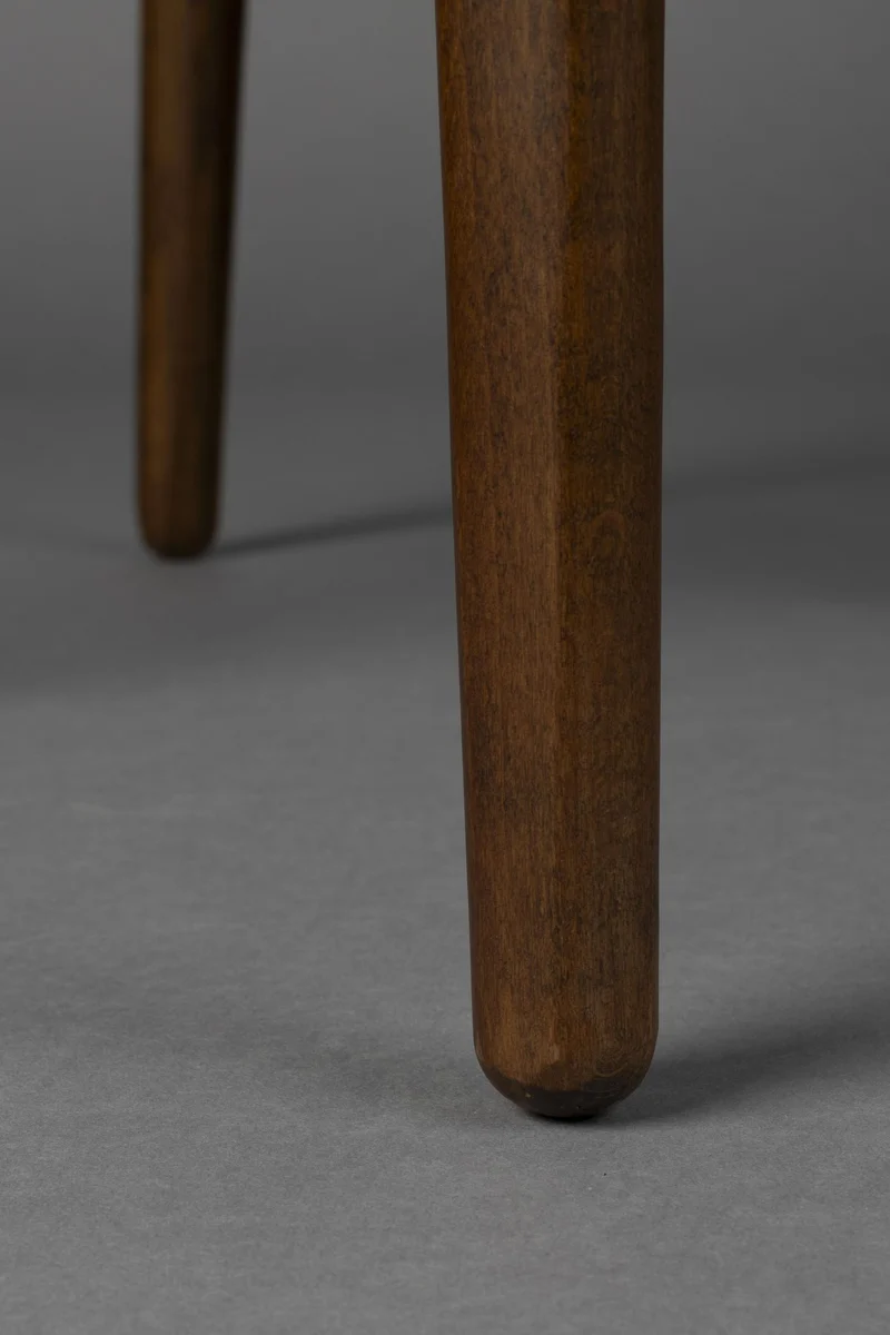 Dutchbone Stuhl Cecile Walnut: Holz & Geflecht im Retro-Look
