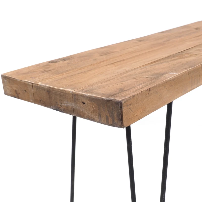 SITZBANK "BOHLE" | 120 cm, Mahagoni, mit Gestell | Esszimmerbank