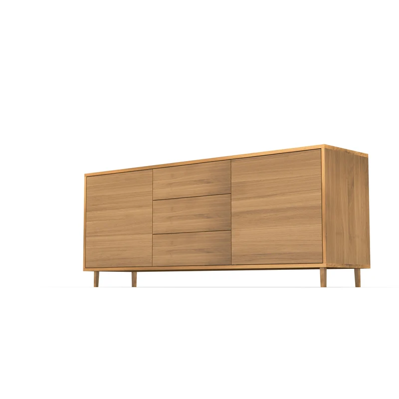 Sideboard "schmale Fuge" Eiche Premium - Natur geölt 180cm