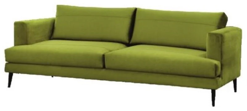 Casa Padrino Luxus Samt Sofa 210 x 90 x H. 76 cm - Verschiedene Farben - Modernes Wohnzimmer Sofa - Moderne Wohnzimmer Möbel