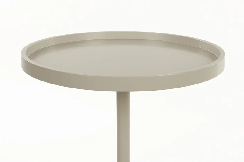 Runder Beistelltisch Jason Beige | Minimalistisches Design