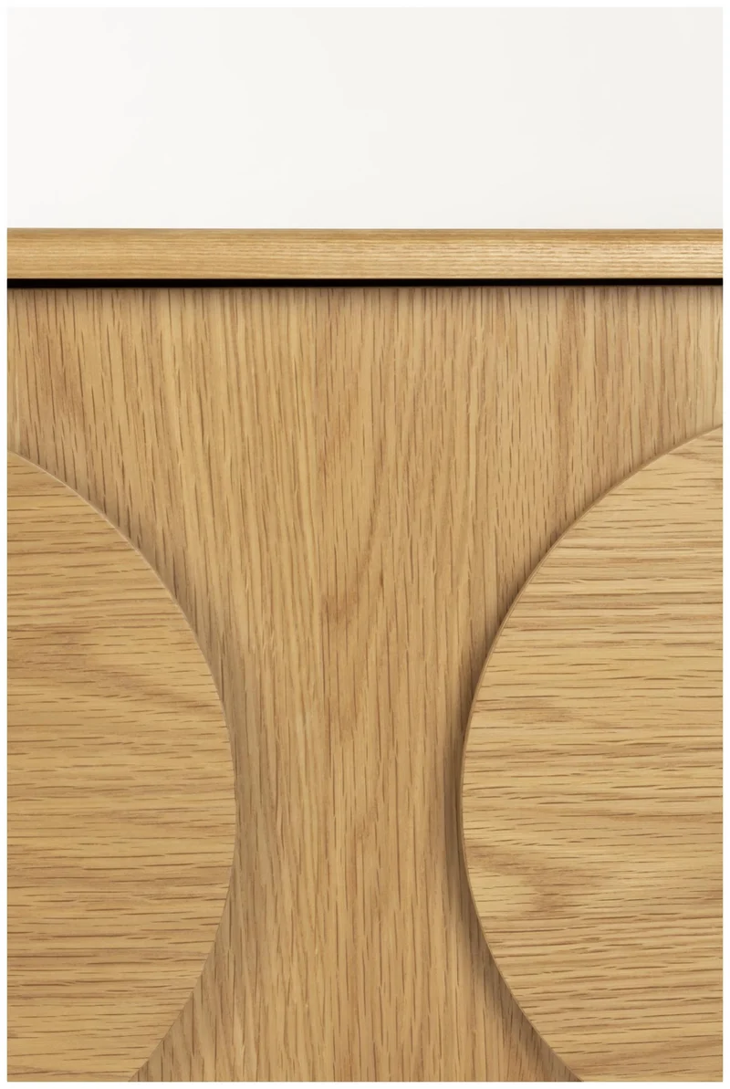 Sideboard GROOVE mit 2 Türen und Eichennfurnier von Zuiver