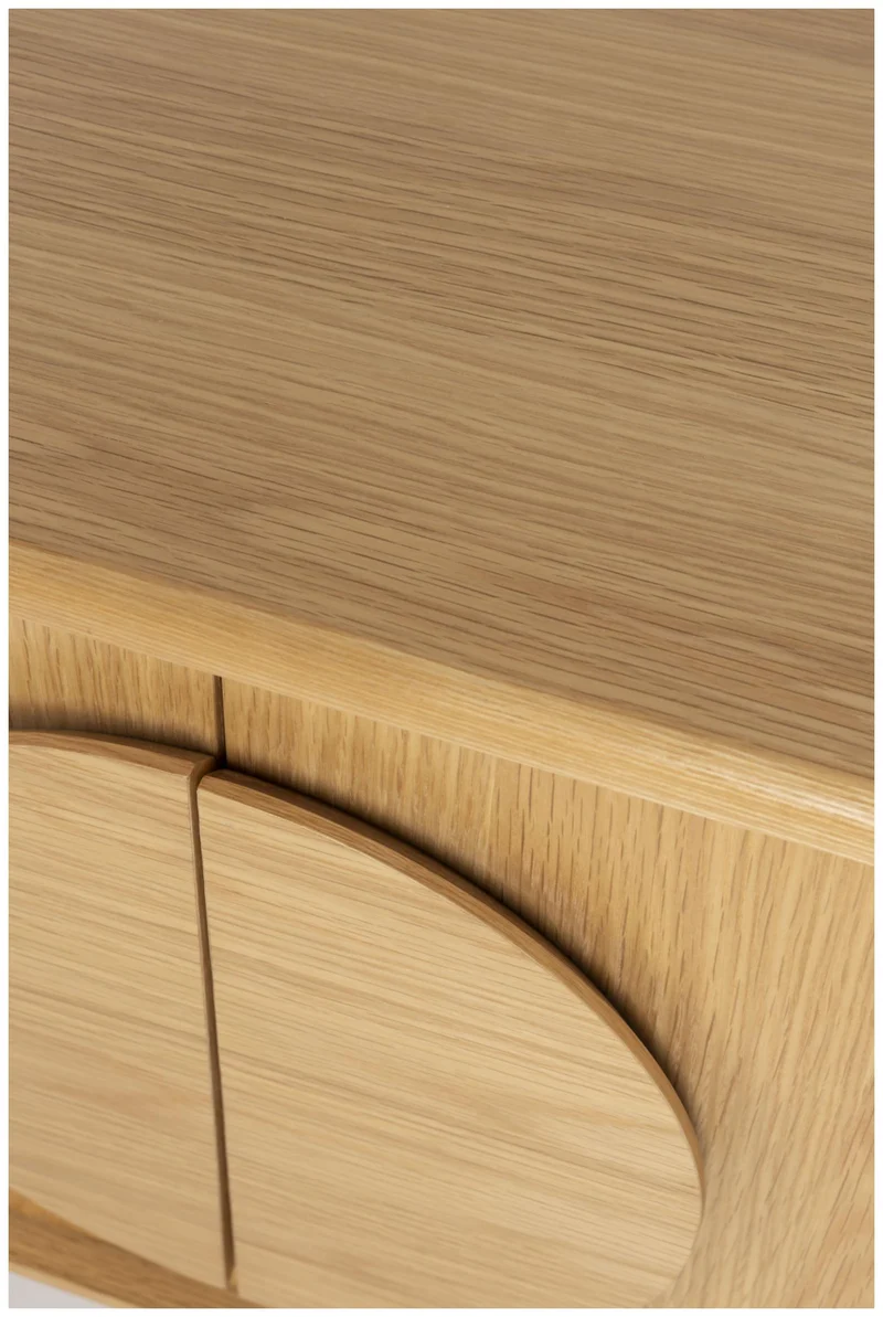 Sideboard GROOVE mit 2 Türen und Eichennfurnier von Zuiver