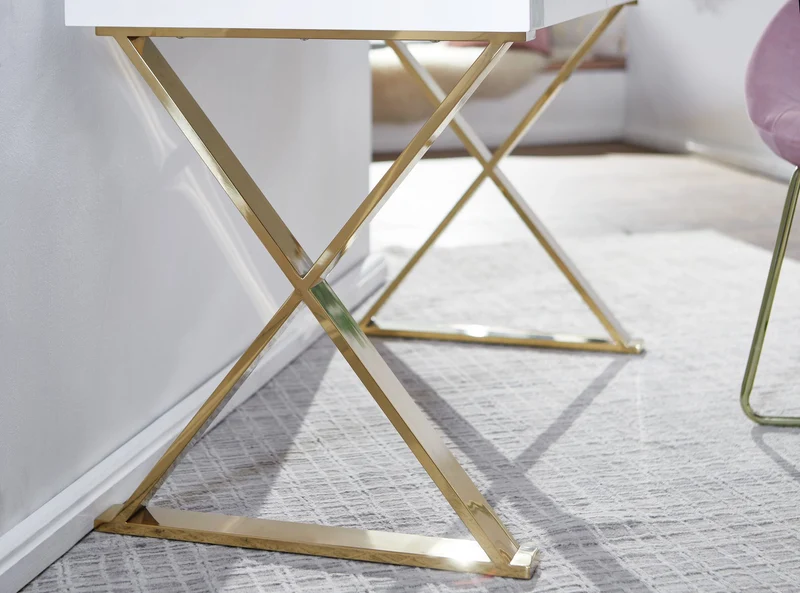 Moderner Designer Schreibtisch Konsolentisch im extravaganten Look