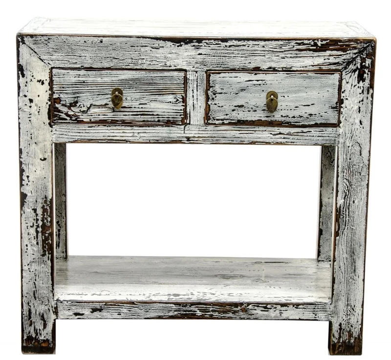 Casa Padrino Landhausstil Konsole Antik Stil Weiß 90 x 40 x H. 85 cm - Landhausstil Möbel