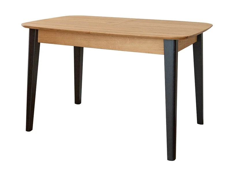 Minimalistischer Tisch aus massiver Eiche mit Verlängerung 45 | Ausziehtisch Orbetello Akzent