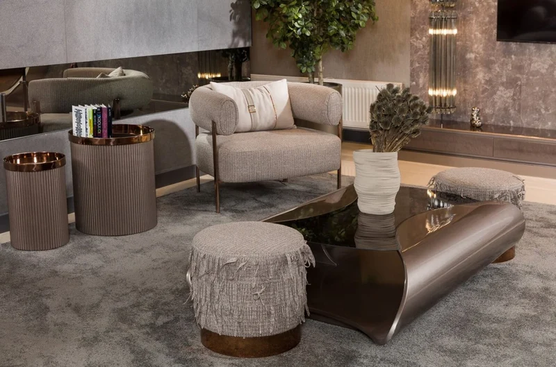 Casa Padrino Luxus Designer Couchtisch Grau / Schwarz 140 x 90 x H. 35 cm - Wohnzimmertisch mit Glasplatte - Wohnzimmer Möbel - Hotel Möbel - Luxus Designer Möbel - Luxus Kollektion