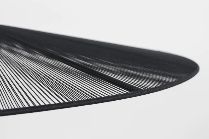 Hängelampe Belle L Schwarz | Elegantes Seil-Design von Zuiver