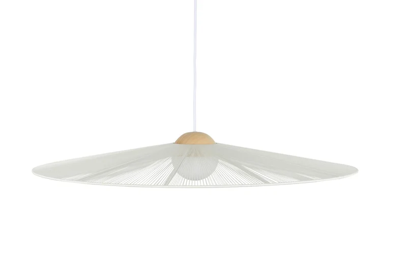 Zuiver Hängelampe Belle L Beige | Design-Leuchte mit Seil-Schirm