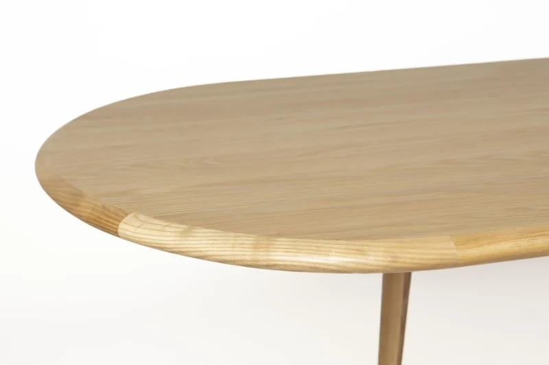 Esstisch TWIST OVAL von ZUIVER 180 x 90 ausziehbar Eiche furniert