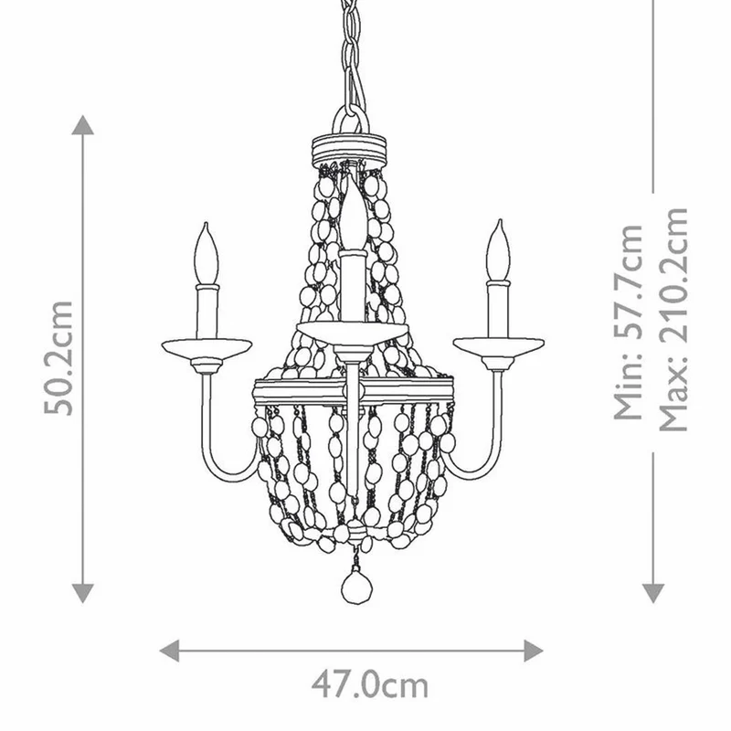 Casa Padrino Barock Kristall Kronleuchter Silber Ø 47 x H. 50,2 cm - Barock Leuchten