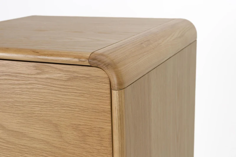 Schrank Kommode RISE Natural von ZUIVER mit 5 Schubkästen
