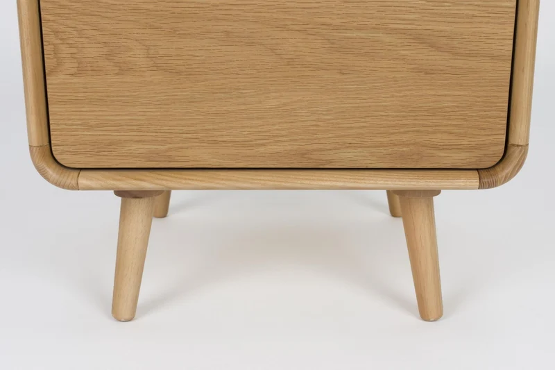 Schrank Kommode RISE Natural von ZUIVER mit 5 Schubkästen
