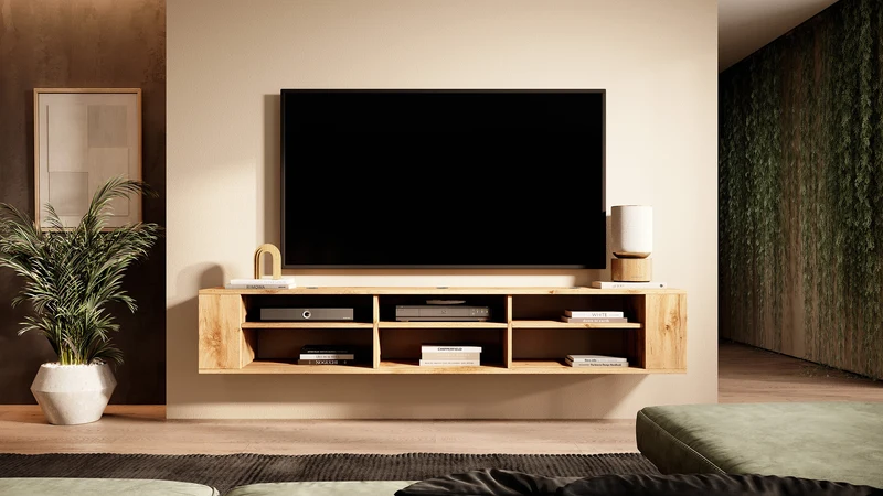 TV-Schrank Wall 175 cm Wotan-Eiche