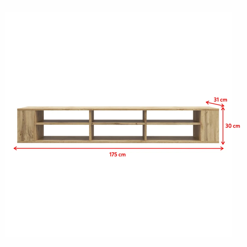 TV-Schrank Wall 175 cm Wotan-Eiche