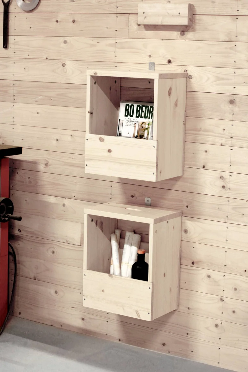 Beistelltisch Hocker GRAB-IT Ablage Kiefer natur von Karup
