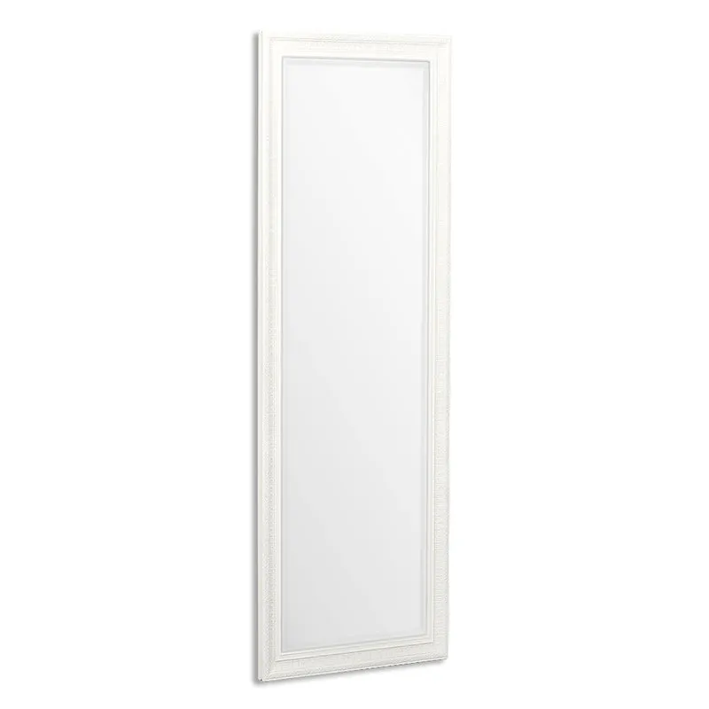 Eleganter Spiegel BESTY Weiss Matt 140x50cm Holzrahmen
