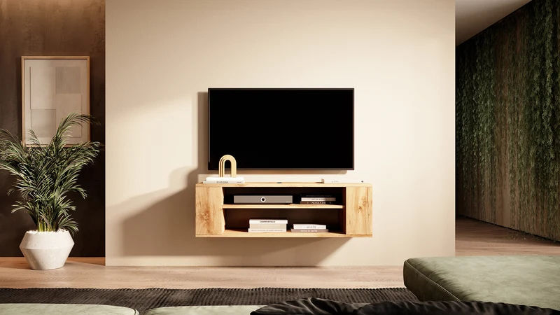 TV-Schrank Wall 100 cm Wotan-Eiche