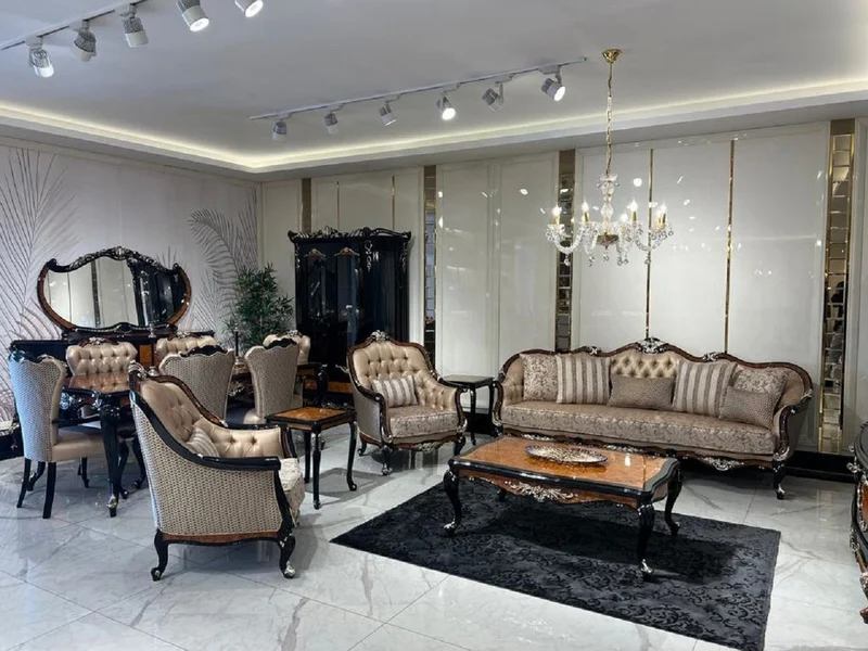 Casa Padrino Luxus Barock Wohnzimmer Sofa Gold / Braun / Schwarz / Silber - Prunkvolles Barockstil Sofa mit dekorativen Kissen - Luxus Wohnzimmer Möbel im Barockstil - Barock Möbel