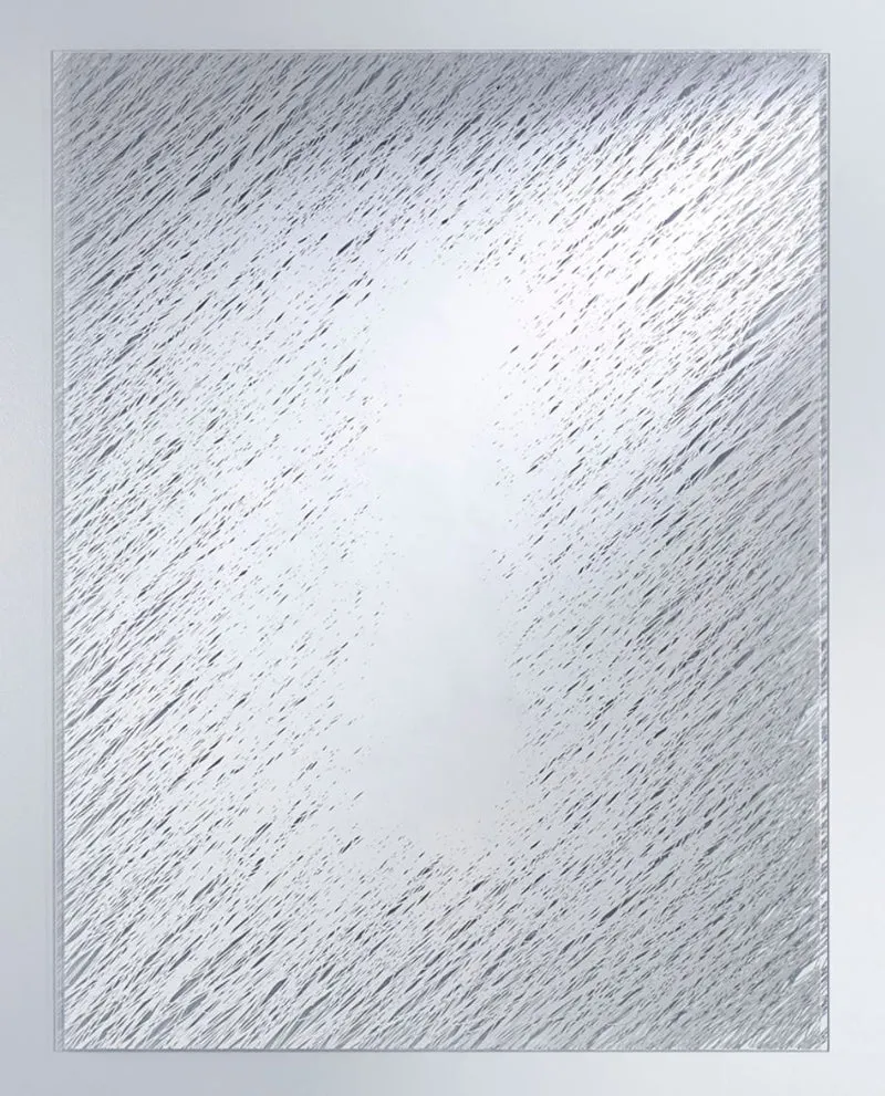 Casa Padrino Luxus Wandspiegel Silber 100 x H. 132 cm - Designer Hotel Accesoires