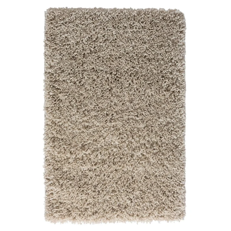 Hochflor Teppich SHAGGY beige rechteckig diverse Größen