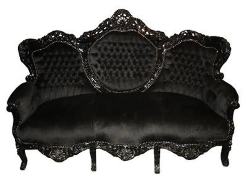 Baroque Lounge "King" Black