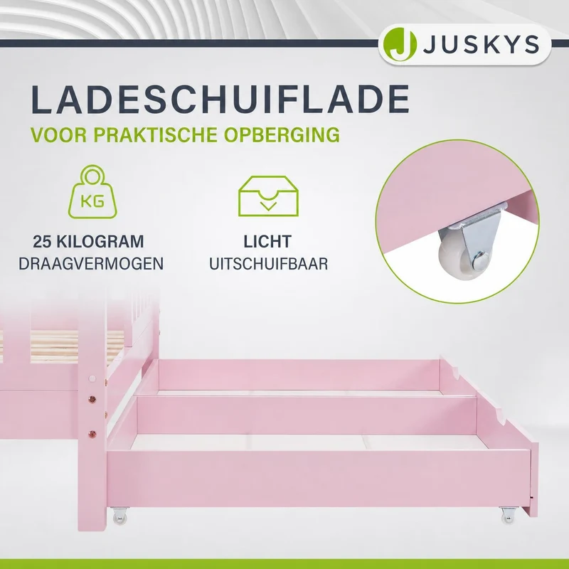 Kinderbett Marli 90 x 200 cm mit Bettkasten