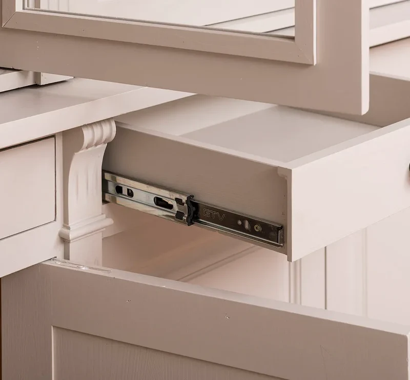 Vitrine aus Massivholz | Regalschrank Kombination