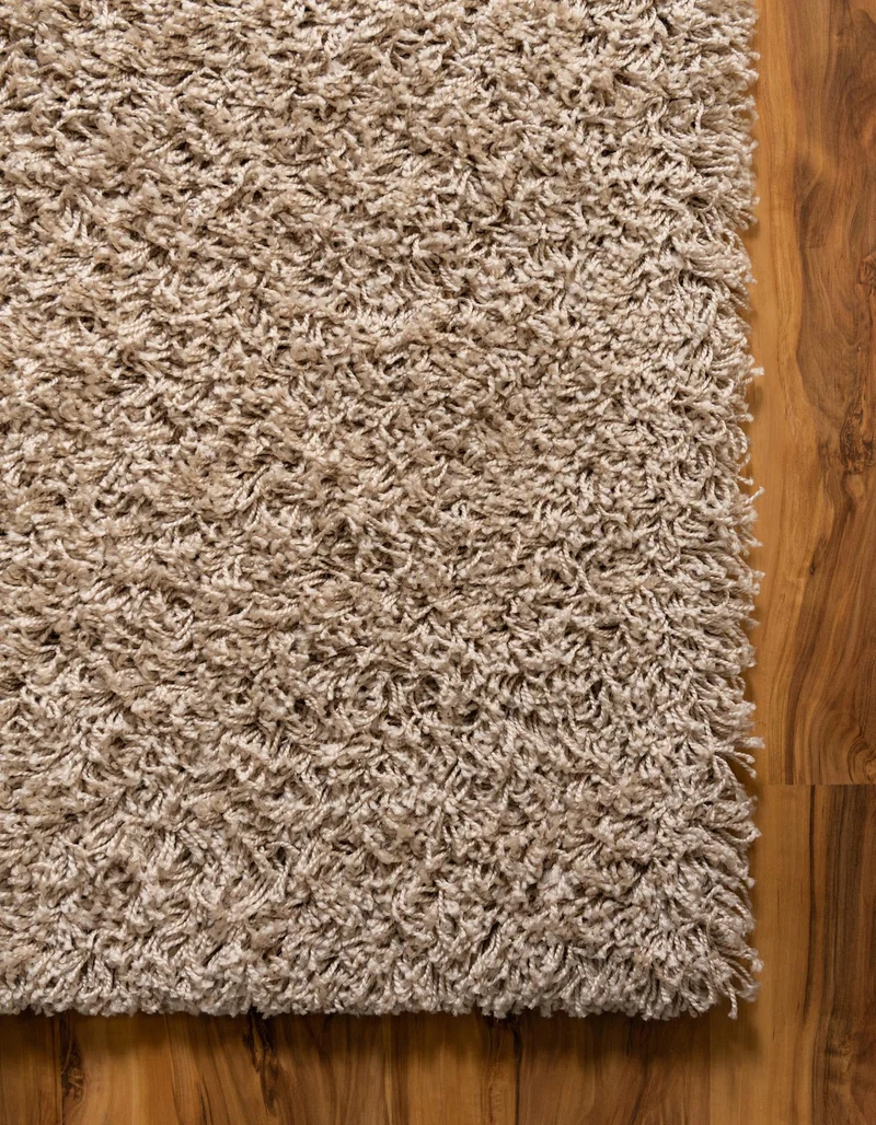 Teppich HIGH-FLOR Rechteckig Braungrau diverse Größen