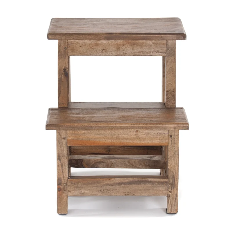 TRITTLEITER "STEP" | 46x37 cm (HxB), Altholz | Tritthocker | Farbe: 01 natur-vintage