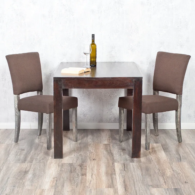 Stuhl NEW RETRO mit Stoffbezug Seal-Brown